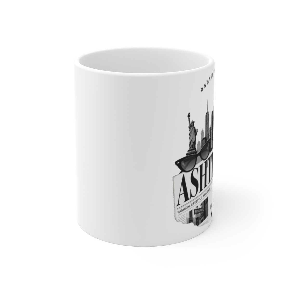 Ashtin Earle "Ashtin" White Mug - alternate angle 1, merchandise
