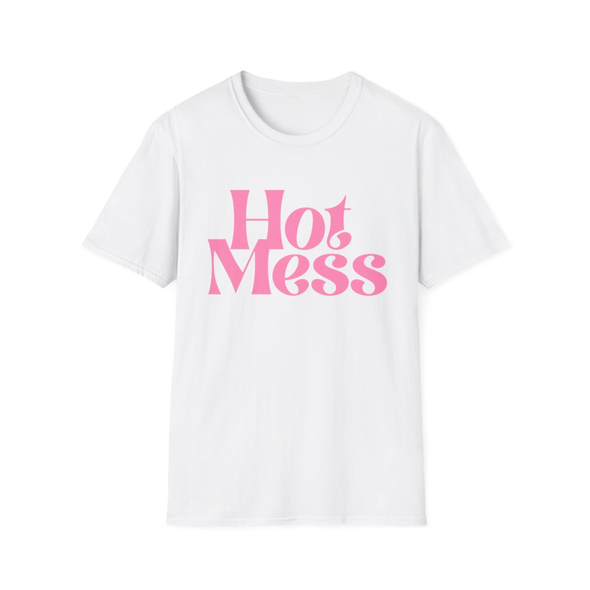 Hot Mess T-Shirt | Retro Pink Script | Alix Earle & Ashtin Earle Merch | Earl Meets World Merch