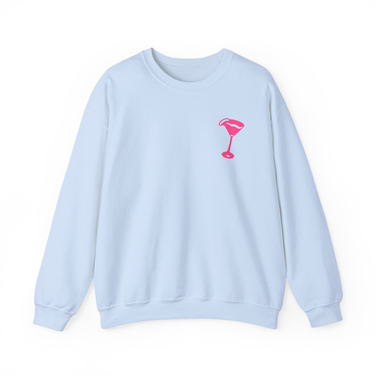 Hot Mess It's a Lifestyle sweatshirt | Pink disco heart crewneck | Alix Earle & Ashtin Earle Merch | Earl Meets World Merch - alternate angle 2, merchandise