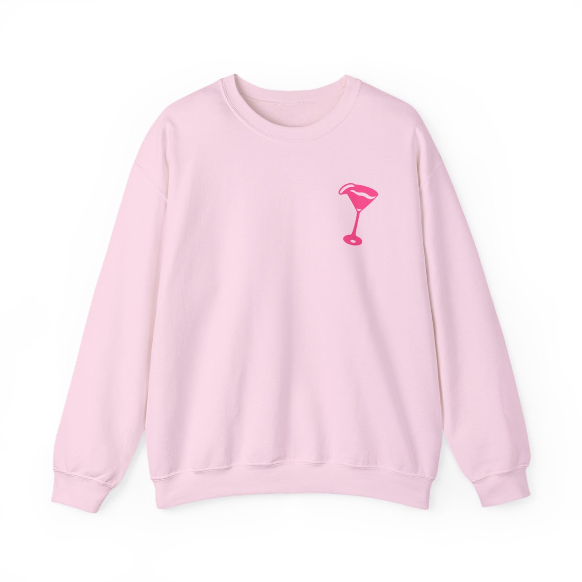 Hot Mess It's a Lifestyle sweatshirt | Pink disco heart crewneck | Alix Earle & Ashtin Earle Merch | Earl Meets World Merch - alternate angle 4, merchandise