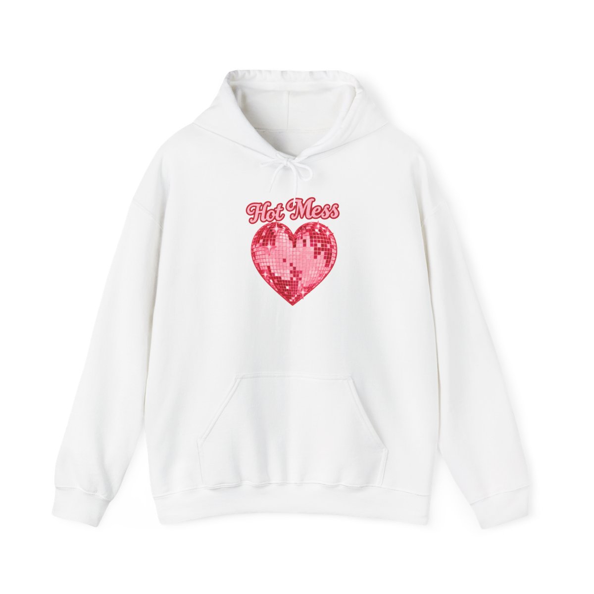 Hot Mess Heart Hoodie | Sequin Heart Graphic Sweatshirt | Alix Earle & Ashtin Earle Merch | Earl Meets World Merch