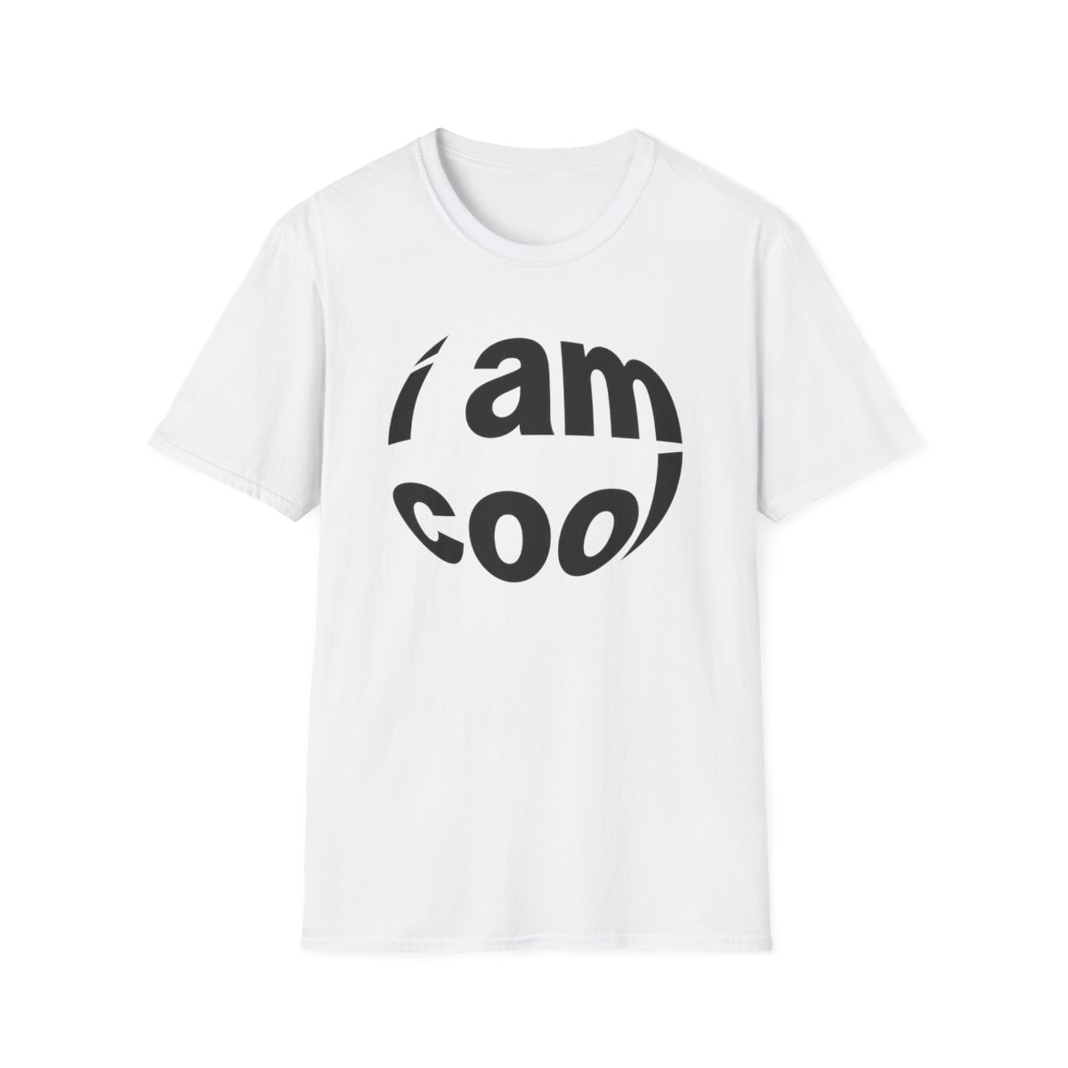 I Am Cool T-Shirt | Minimal Black Typography, Casual Statement Tee | Ashtin Earl Merch