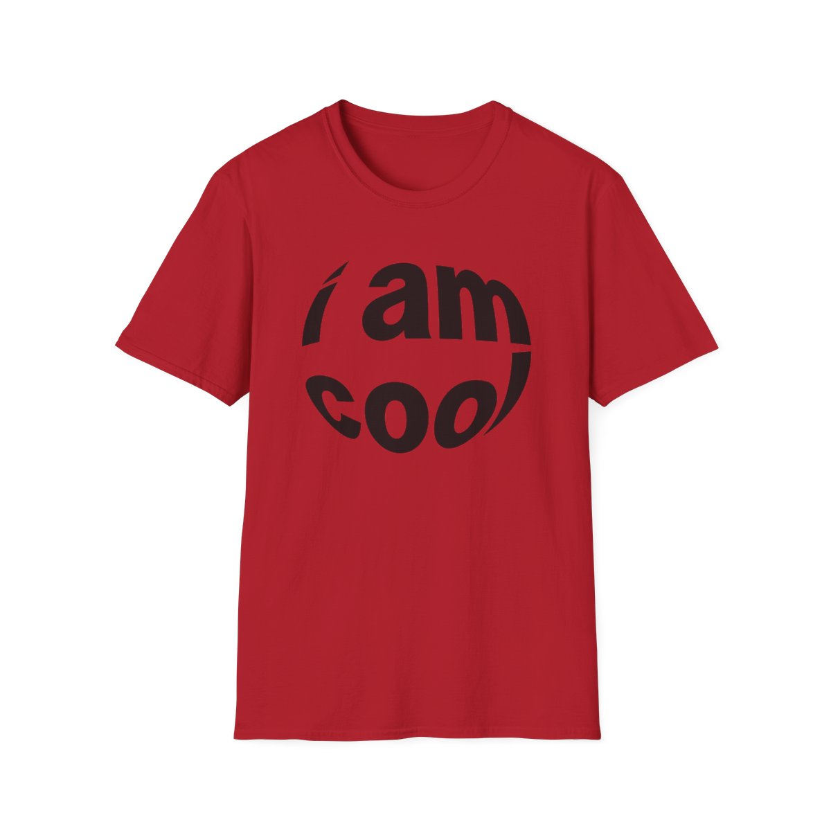 I Am Cool T-Shirt | Minimal Black Typography, Casual Statement Tee | Ashtin Earl Merch - alternate angle 5, merchandise