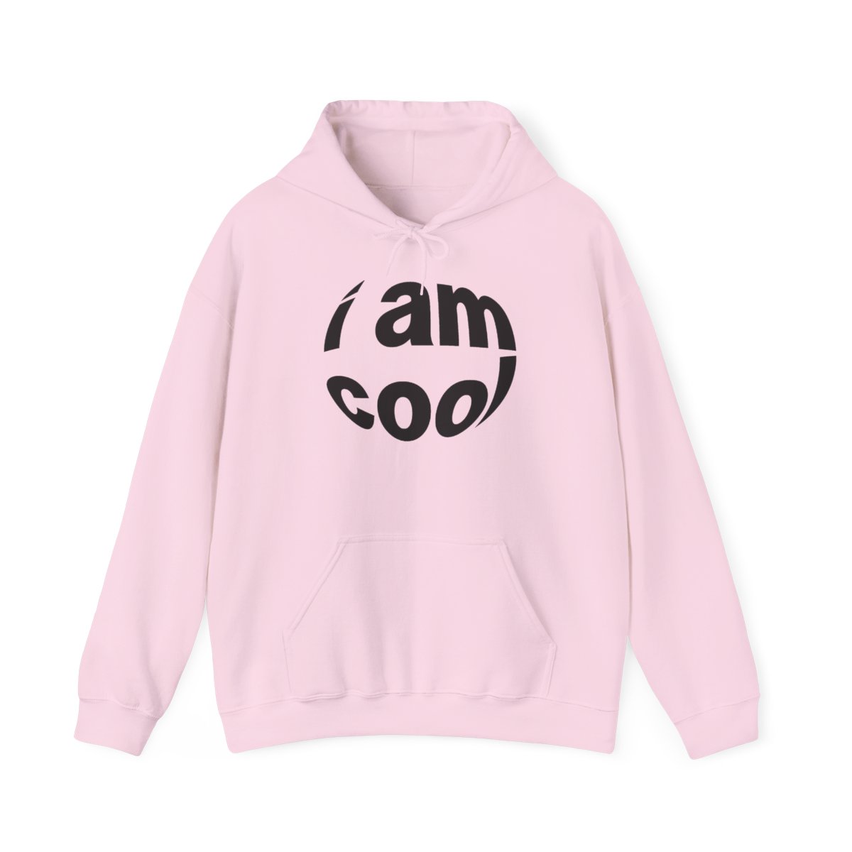 I am cool circle logo Hoodie | Minimal Typography Pullover | Ashtin Earl Merch - alternate angle 5, merchandise