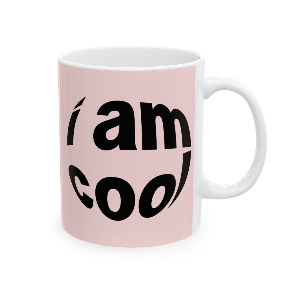 I Can't Come In Today Mug | Pink, Bold Script Coffee Cup | Ashtin Earl Merch